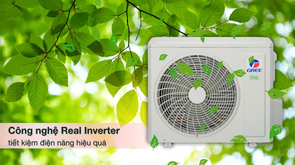 Công nghệ inverter tiết kiệm 60% điện năng tiêu thụ